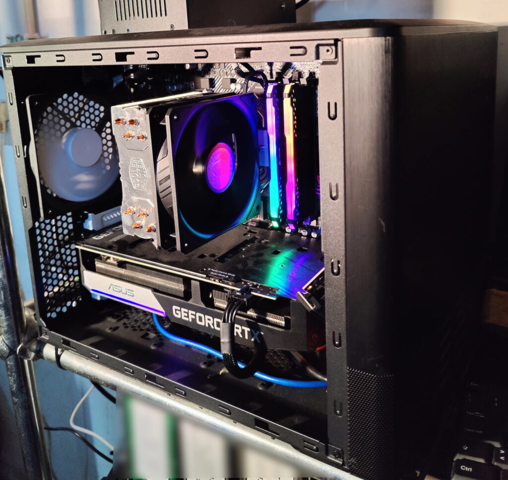 An AM4 computer