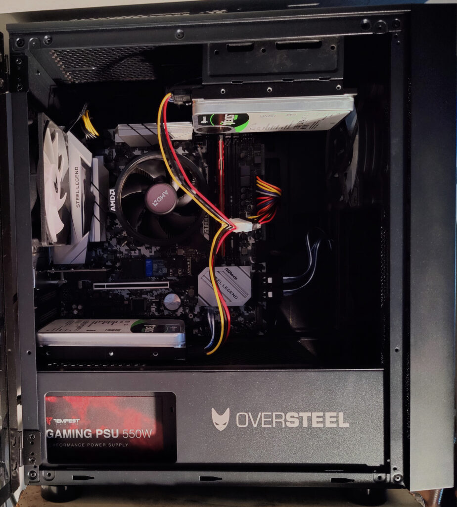 An AM4 computer